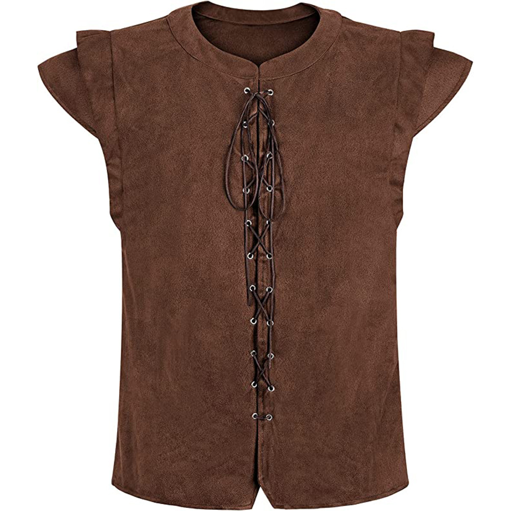 Ethnic Clothing & Online Fashion Store Khaadi Us - 르네상스 바이킹 해적 플레이 스웨이드 티셔츠