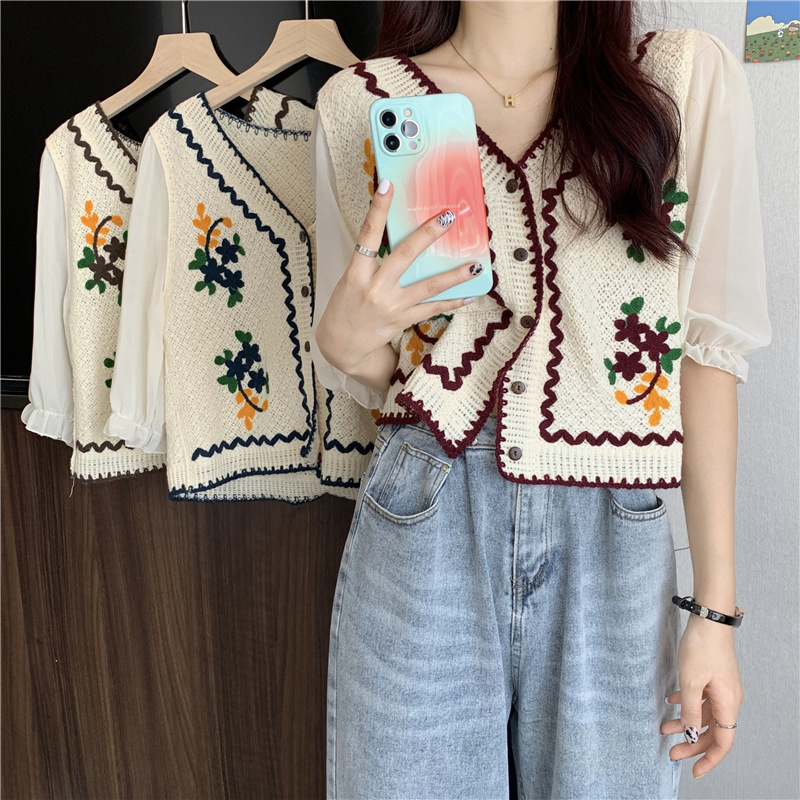 Ethnic Clothing & Online Fashion Store Khaadi Us - 한국 스타일 자수 디자인 오픈 가디건