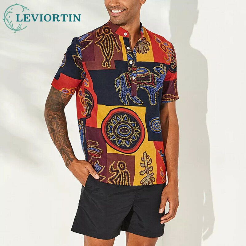 Men'S Ethnic Fashion Trends - 2025 여름 신작 유럽과 미국의 민족