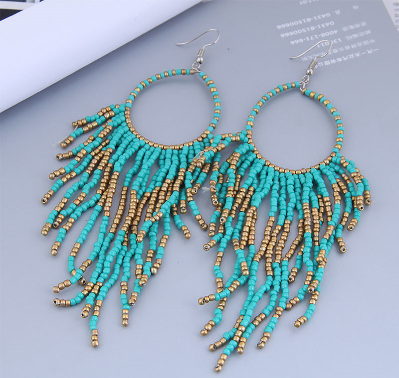 Kymyad 귀걸이 2025 트렌드 새로운 긴 댕글 귀 - Ethnic Fashion Trends 2025 리뷰 및 가격