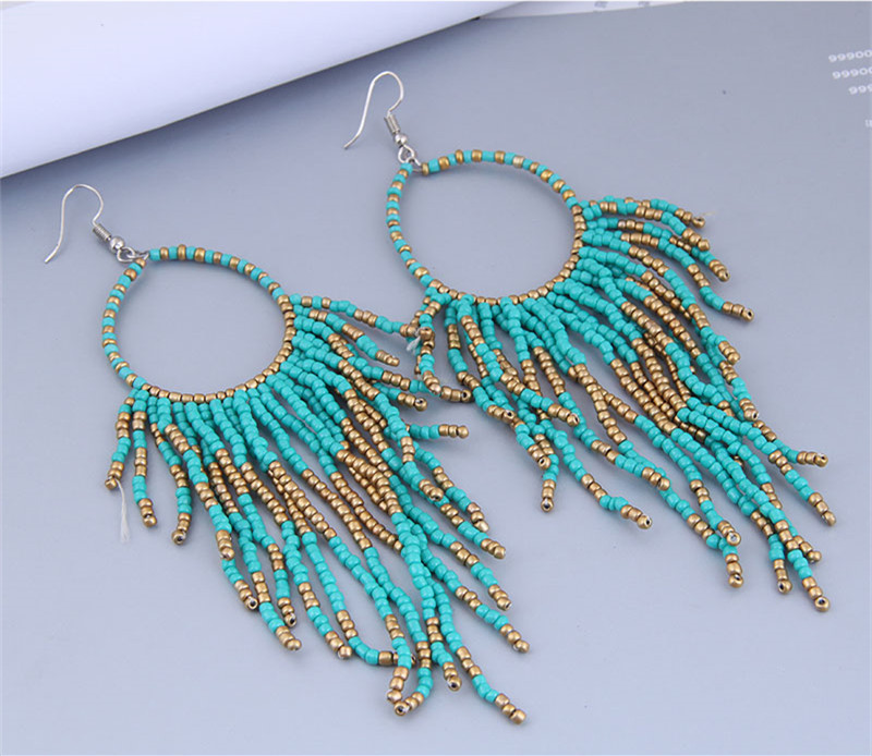 Kymyad 귀걸이 2025 트렌드 새로운 긴 댕글 귀 - Ethnic Fashion Trends 2025 리뷰 및 가격