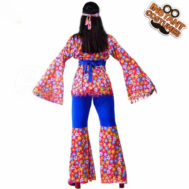 여성용 큰 꽃무늬 히피 슈트 디스코 의상 할로윈 카니발 - Ethnic Clothing & Online Fashion Store Khaadi Uk 리뷰 및 가격