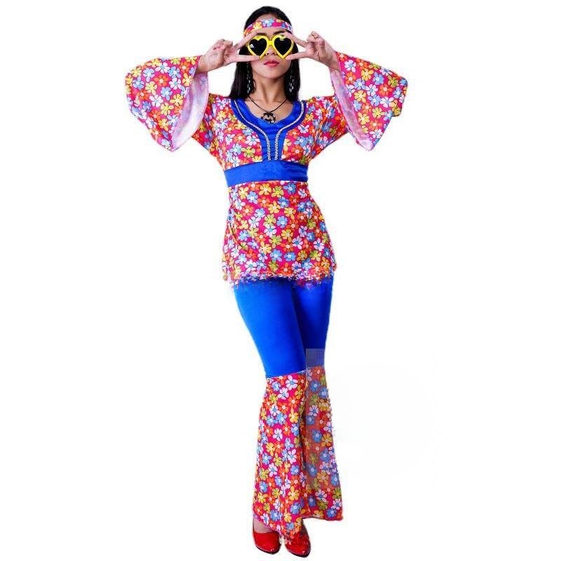 여성용 큰 꽃무늬 히피 슈트 디스코 의상 할로윈 카니발 - Ethnic Clothing & Online Fashion Store Khaadi Uk 리뷰 및 가격