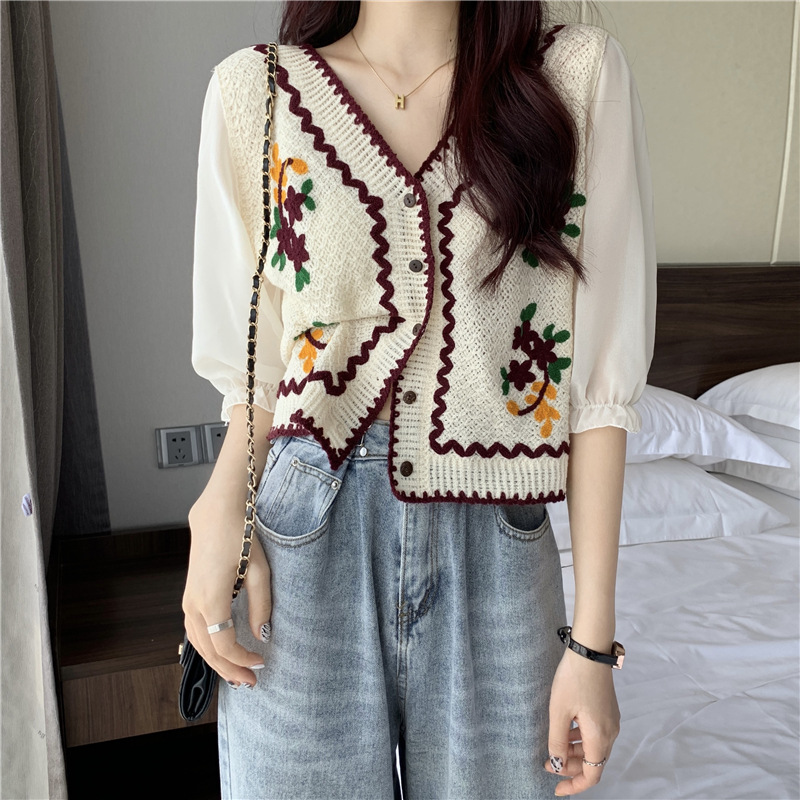 한국 스타일 자수 디자인 오픈 가디건 탑 여성 패션 봄 - Ethnic Clothing & Online Fashion Store Khaadi Us 리뷰 및 가격